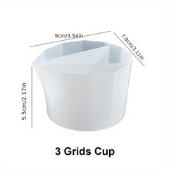 Silicone Pouring Split Cup Measuring Cup for Resin Tools