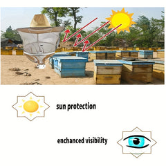 Beekeeping Veil Hat with Anti Bee Netting