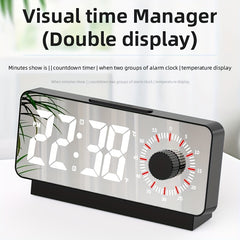 Dual Display Countdown Alarm Clock with Manager Function