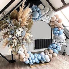 160 Latex Balloons & Skin Tone Garland Set for Various Events