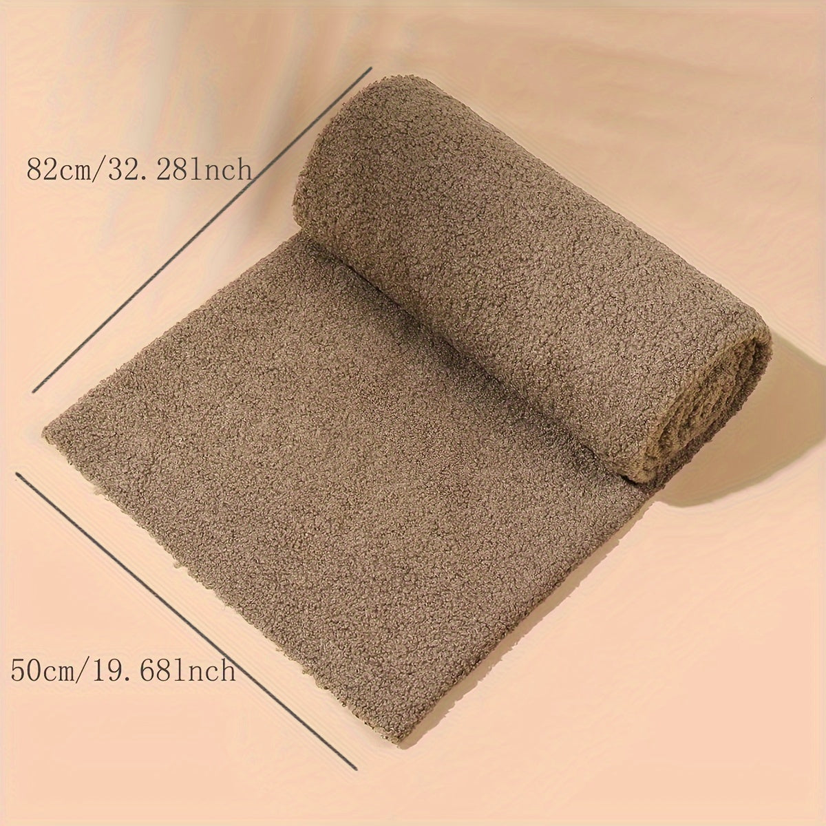 Soft Teddy Fabric Sofa Cover DIY Home Decor