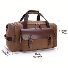 Vintage Travel Bag Tote Clothing Storage Carry On Luggage Duffel Bag
