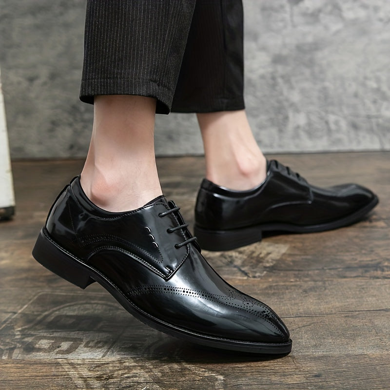 Men's Formal Dress Shoes Lace Up Business Shoes Slip Low Top