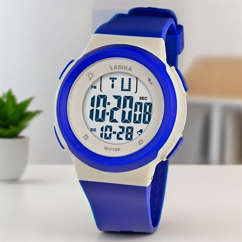 Girls' Birthday Alarm Clock Watches Fitness Swimming Waterproof
