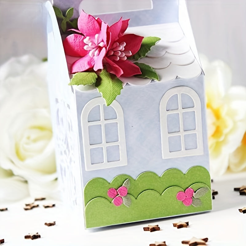 1pc Christmas Tree Door Metal Die Cuts Merry Christmas Candy Cutting Dies