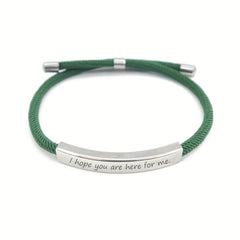Custom Stainless Steel Pet Bracelet with Name Engraving