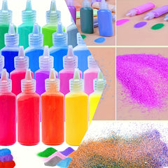 24pcs DIY Sand Painting Special Pigment Colored Sand Art Set