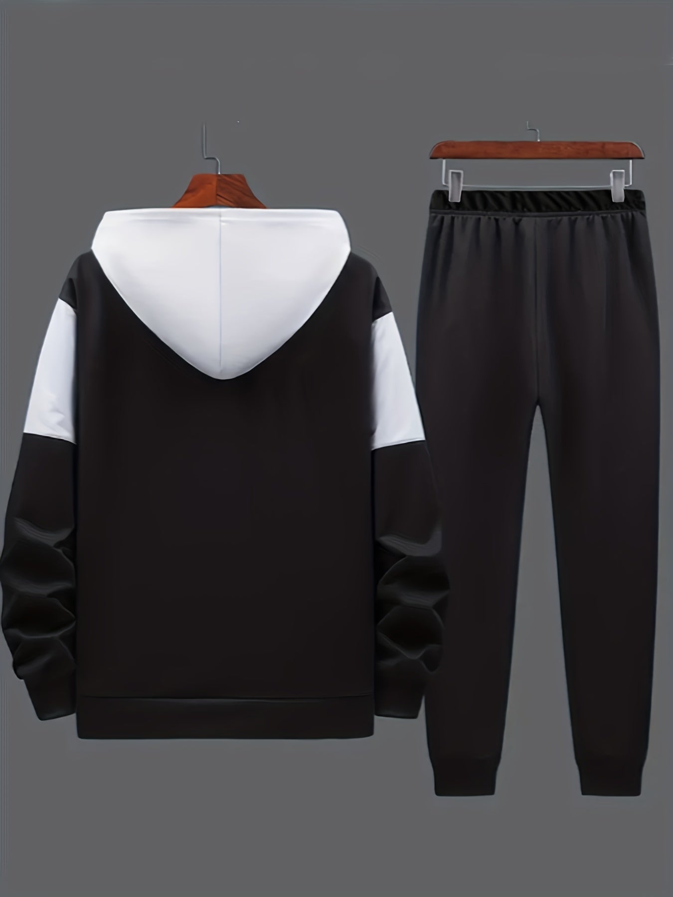 Boys Zip Hoodie & Sweatpants Set Casual Kids Clothes