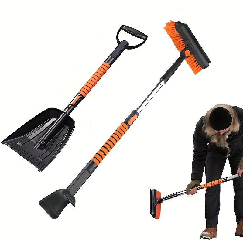 Retractable Aluminum Handle Car Emergency Snow Shovel