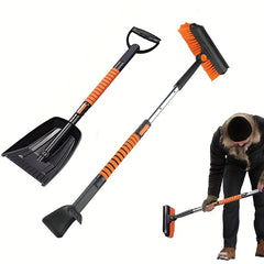 Retractable Aluminum Handle Car Emergency Snow Shovel