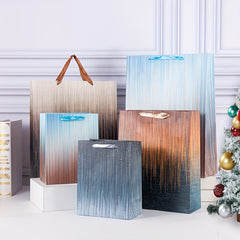 12pcs Vertical Bar Style Craft Gift Bag Large