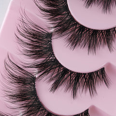 7 Pairs Fox Eye Lashes Little Devil Style Natural Volume