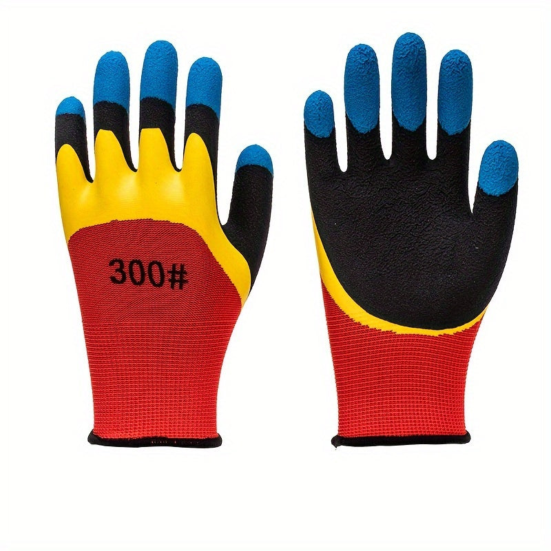 Latex Outdoor Work Gloves - 1 Pair