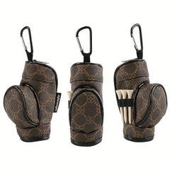 1pc Golf Small Ball Bag Portable Waist Bag Holds Three Balls