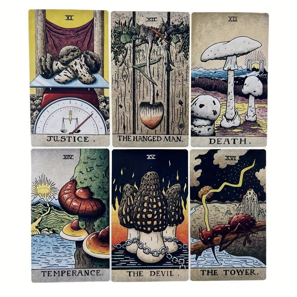 Mushroom Hunter's Tarot Cards & Manual