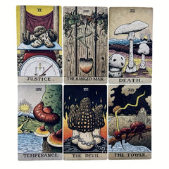 Mushroom Hunter's Tarot Cards & Manual