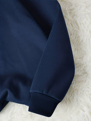 Jesus Print Long Sleeve Casual Sweatshirt for Women