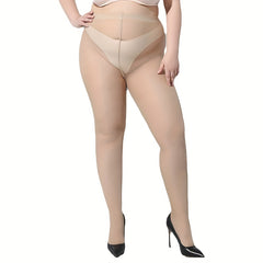 Solid High Waist Tights for Daily Wear