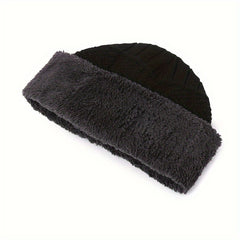 Cycling Knitted Gloves & Hat & Scarf Set
