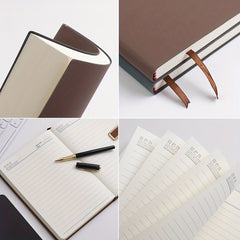 Soft Leather Notebook 120 Pages Waterproof Cover