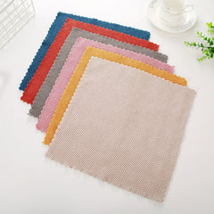 4pcs Microfiber Towels Quick Drying Scouring Pad Fish Scale Dish Cloths
