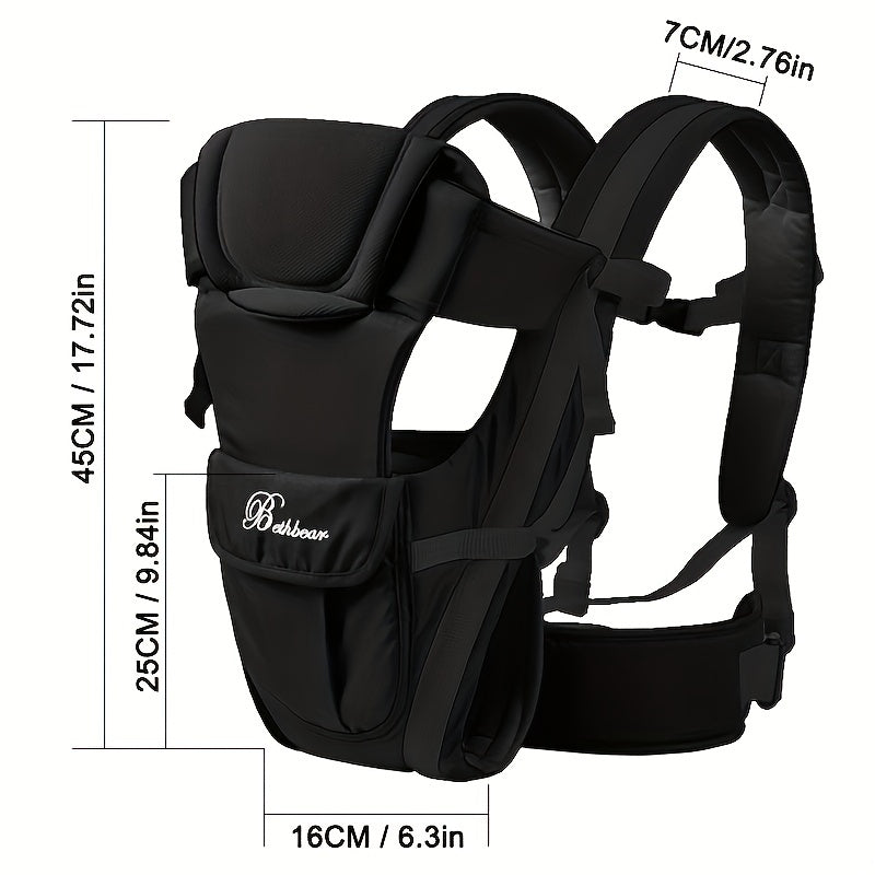 Baby Soft Carrier 4 In 1 Comfortable Breathable Front Face Infant Sling