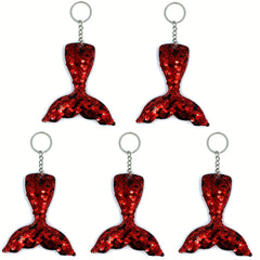 Mermaid Keychain Baby Shower Party Favor Supplies Decoration Keyring Pendant