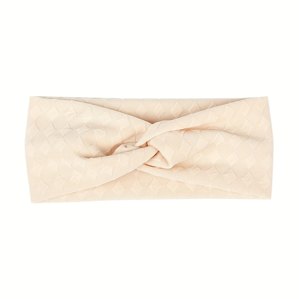 Girls Sweet Solid Wide Headband Hairband Decorative Hair Accessories