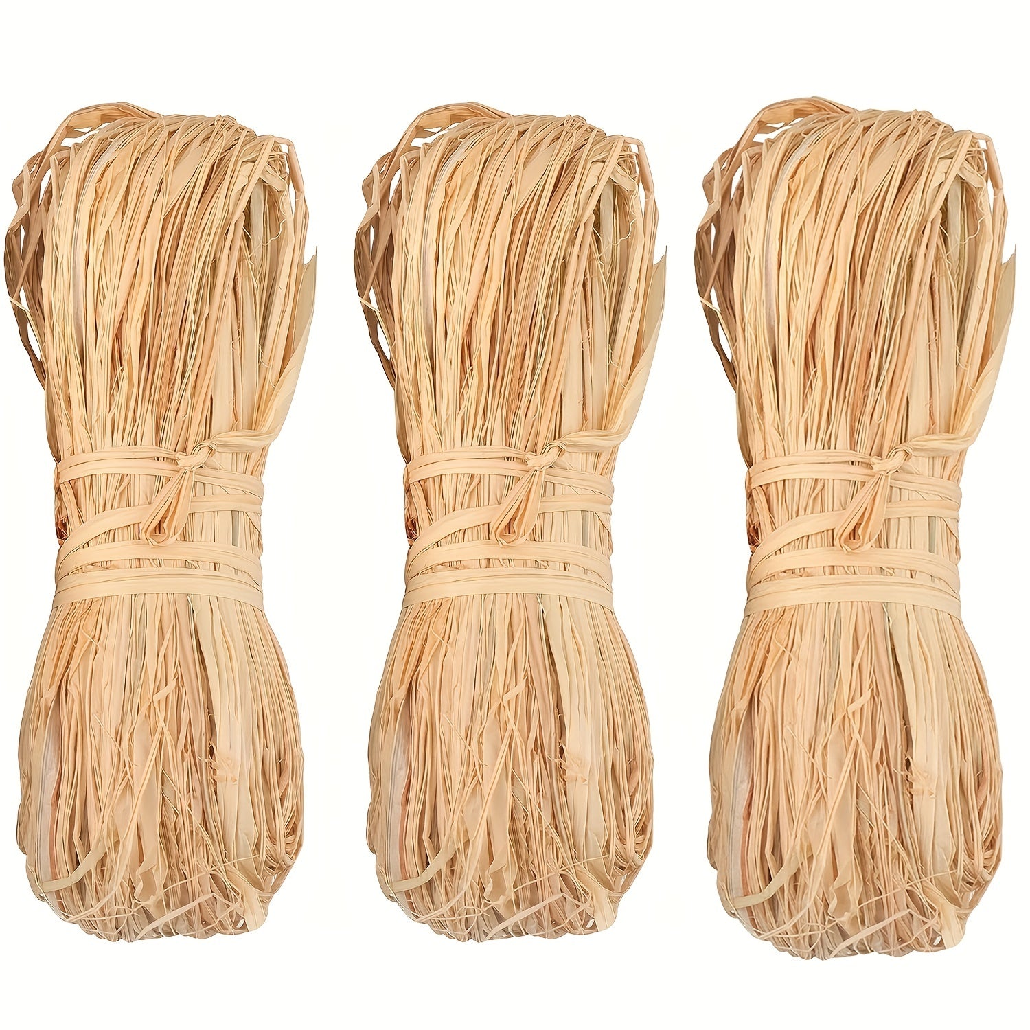 50g Natural Raffia Paper Ribbon for Florist Bouquets Weaving Decoration