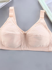 3 Pack Plus Size Bras Set Women's Plus Comfort Full Cover