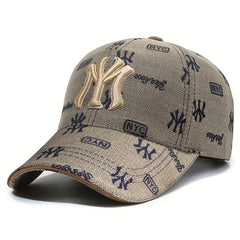 Men's Personality Embroidered Baseball Cap Outdoor Sunshade Hat