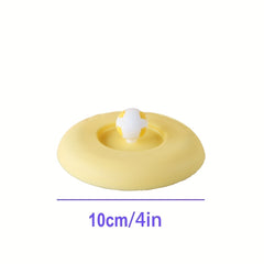 Football Decor Reusable Silicone Cup Cover, Suction Cup Lid