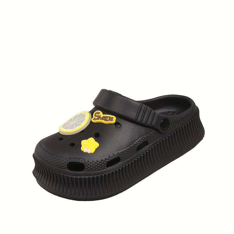 Thick Sole Slides Sandals Shock Absorption Soft Comfortable Slippers