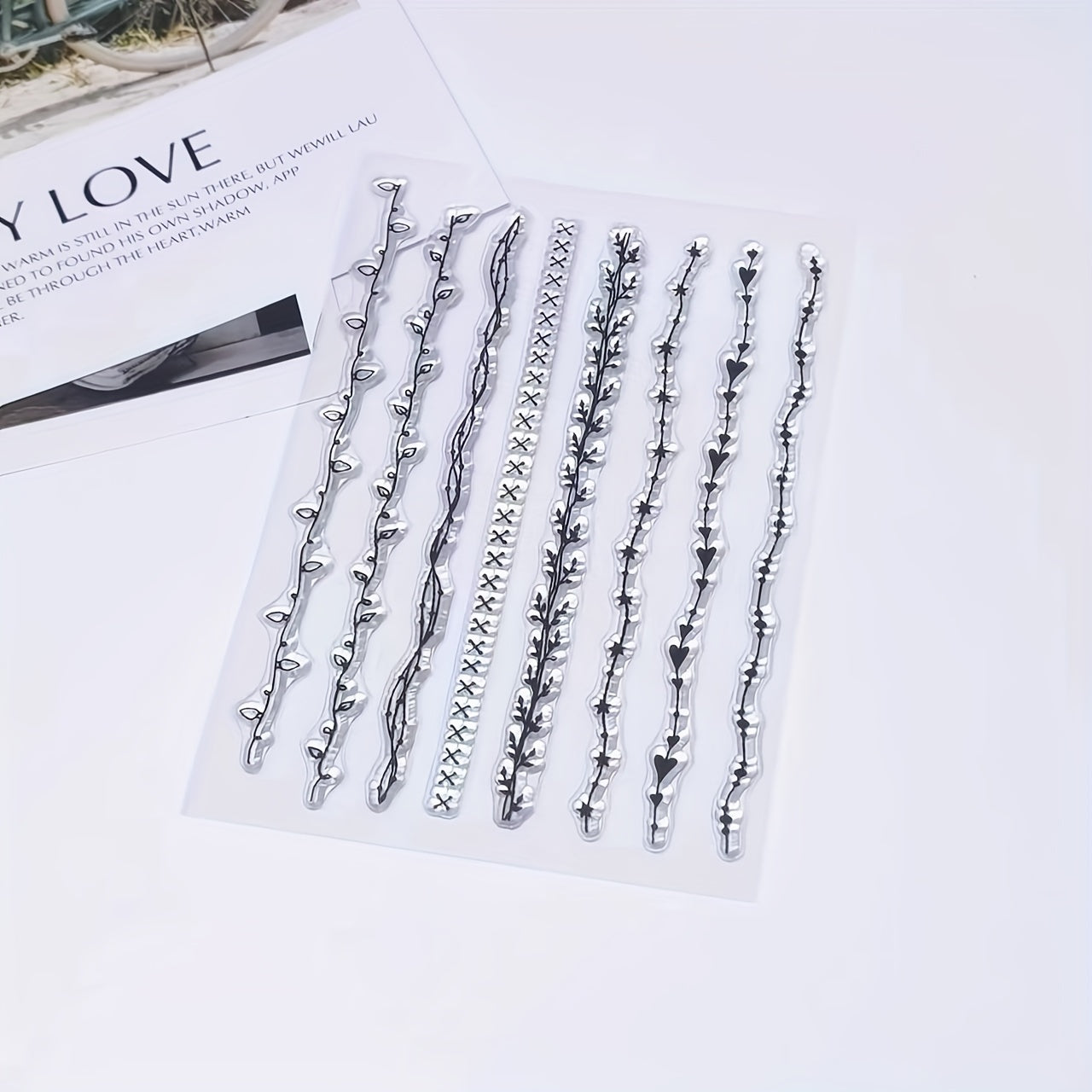 Branches Art Lines Transparent Stamps Holiday Card Making DIY Crafts