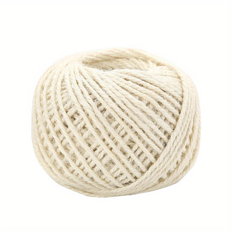 25M Natural Jute Rope Cord Hemp Twine Home Wedding Decoration Burlap Ribbon