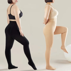 Fleece Liner Pantyhose Women's Plus 200D Thermal