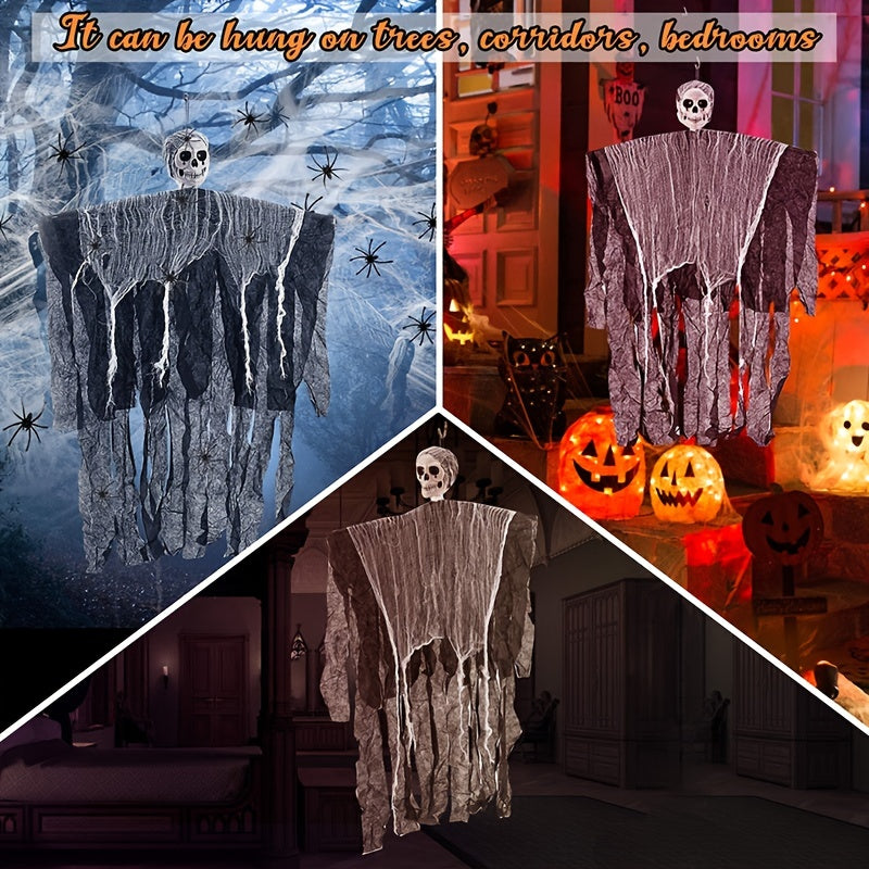 Hanging Skull Halloween Decoration for Doorway