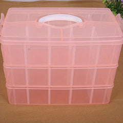 Adjustable Compartment Slot Bead Craft Jewellery Storage Organizer