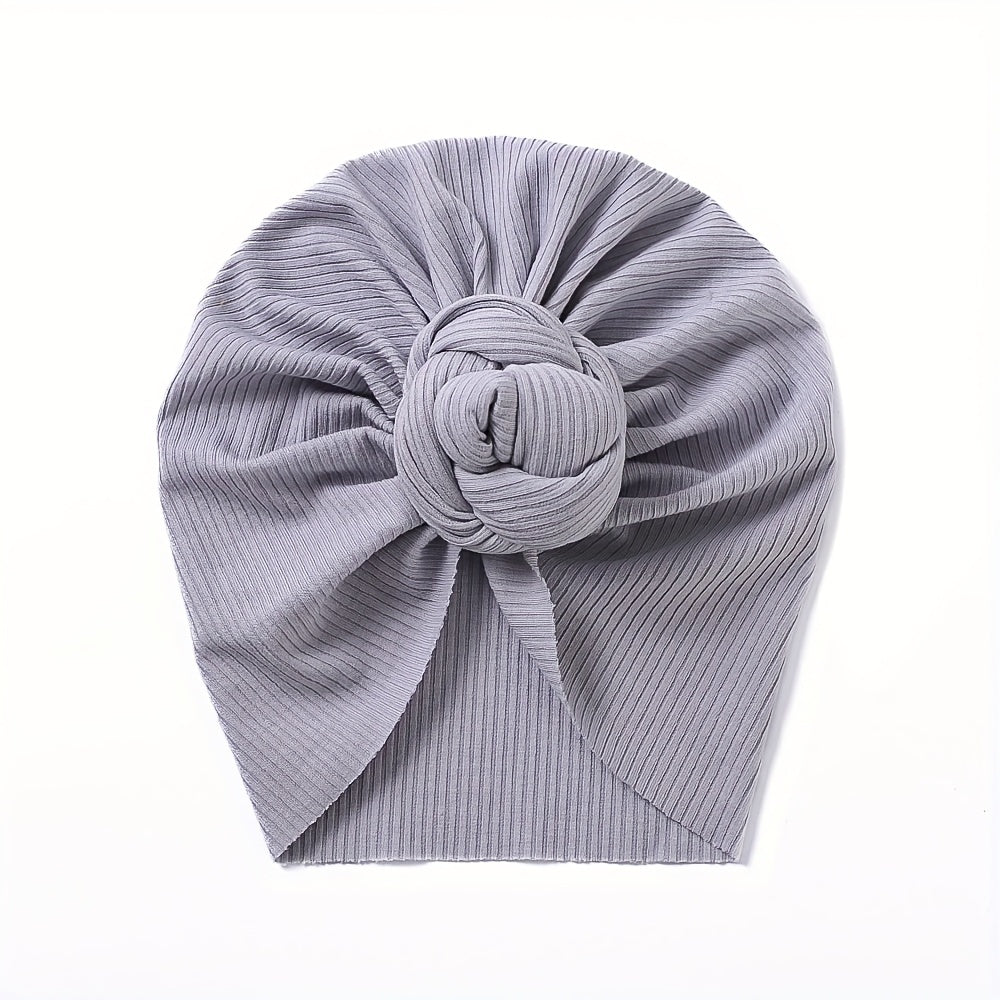 Warm Soft Hat Flower Elastics Turban Hat For 0-3 Years Baby