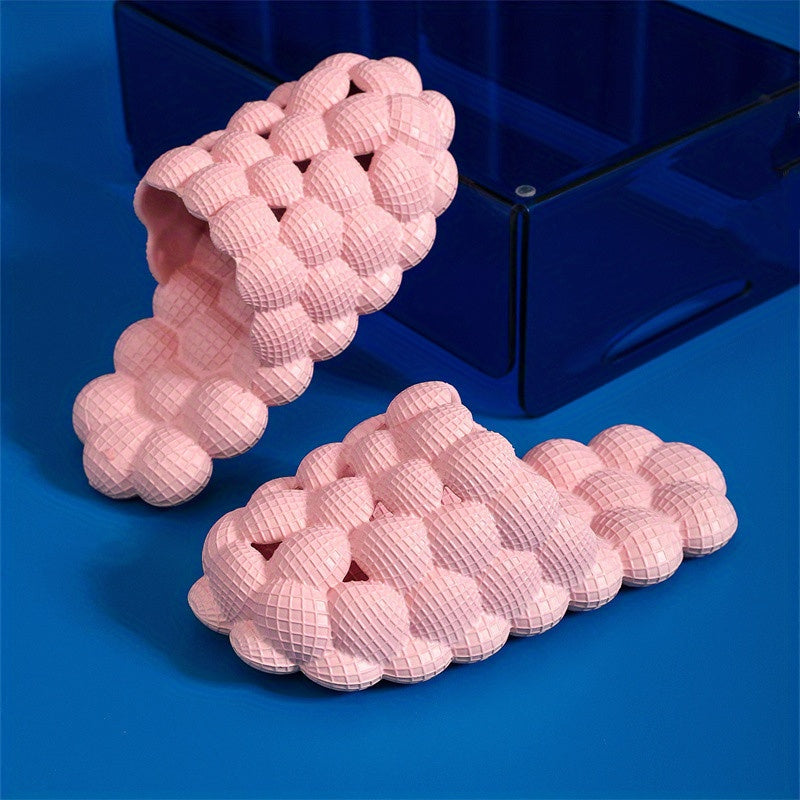 Lychee Bubble Slippers for Girls Non Slip Lightweight Open Toe Slippers