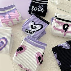 Girls Kids Casual Sports Socks Cartoon Stockings