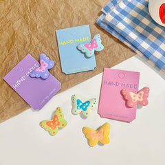 Polka Dot Butterfly Hair Clip Set Sweet Side Hair Clip