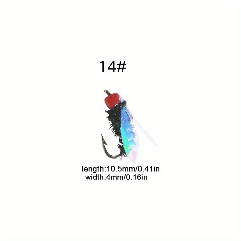 5pcs Bionic Flies for Enhanced Fishing Success