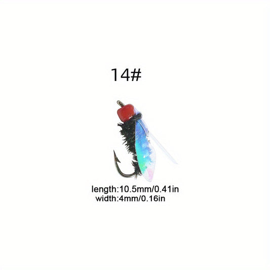 5pcs Bionic Flies for Enhanced Fishing Success