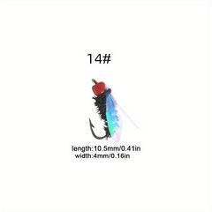 5pcs Bionic Flies for Enhanced Fishing Success