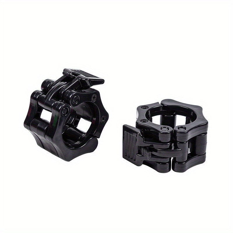 1Pair Barbell Lock Clips for Secure Weight Plates in Gym Weightlifting