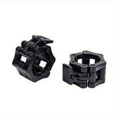 1Pair Barbell Lock Clips for Secure Weight Plates in Gym Weightlifting