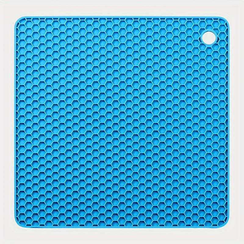 Silicone Insulated Mat Square Heat Insulating Pad Non-slip Placemat