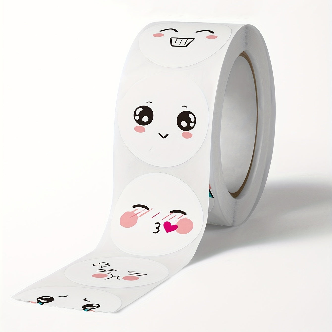 500pcs 8 Expressions Face Stickers Teacher Reward Label Stickers
