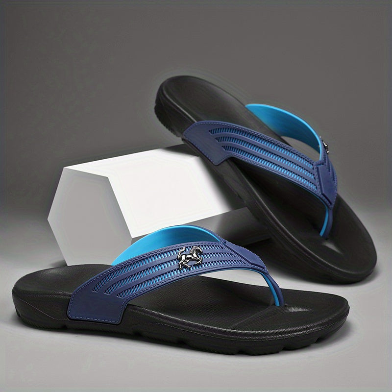Men's Lightweight Non Slip Flip Flops Quick Drying Thong Sandals